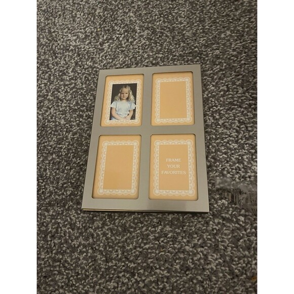 Lot Of 2 Picture Frames (5x6.5 And 8.25x8.25) And A Green Leather Photo Album - Picture 10 of 11